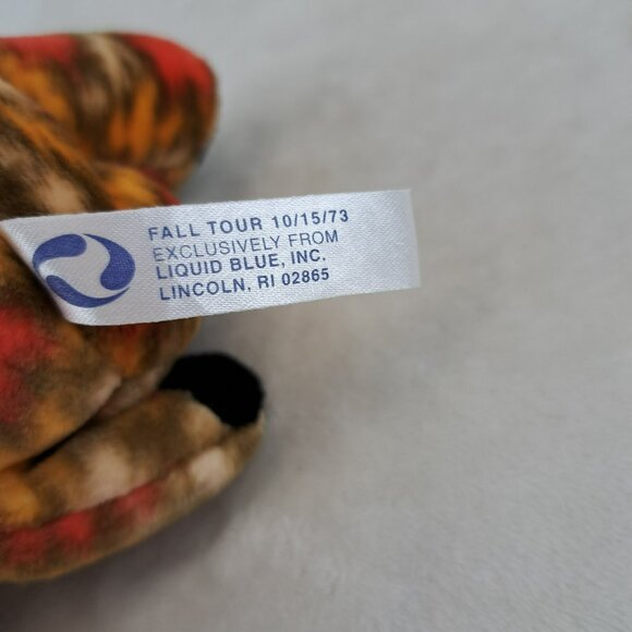The Grateful Dead Tour Memory Beanie Bear Fall Tour Liquid Blue Plush - Picture 6 of 7